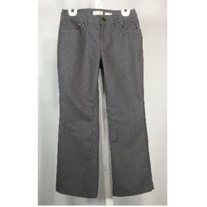 Grey Denim Bootcut Pants